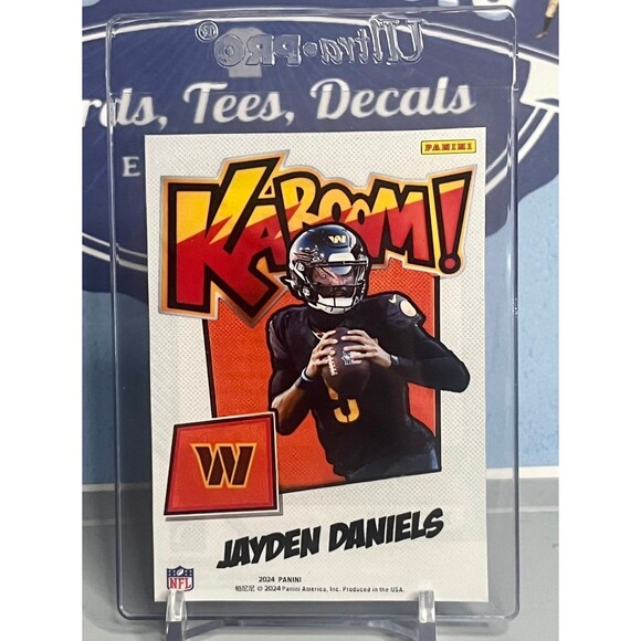 Jayden Daniels Gold Kaboom Rookie Card Lot Custom Cracked Ice Holo Daniels RC - Picture 2 of 4